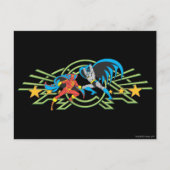 Red Tornado + Batman Briefkaart (Voorkant)