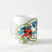 Red Tornado + Batman Koffiemok (Voorkant links)