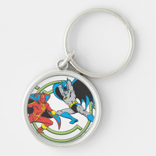 Red Tornado + Batman Sleutelhanger (Voorkant)