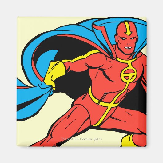 Red Tornado Cape Pose Magneet (Voorkant)