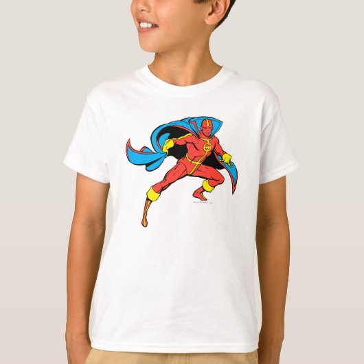 Red Tornado Cape Pose T-shirt (Voorkant)