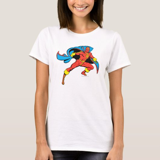 Red Tornado Cape Pose T-shirt (Voorkant)