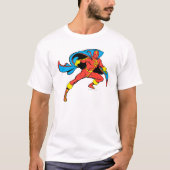 Red Tornado Cape Pose T-shirt (Voorkant)