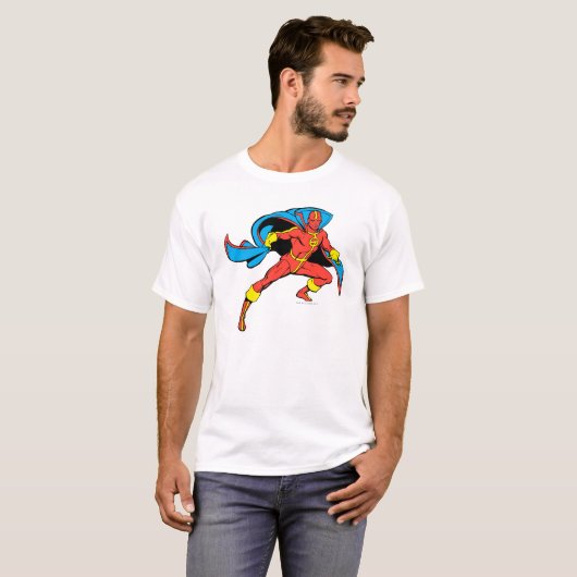 Red Tornado Cape Pose T-shirt (Voorkant volledig)