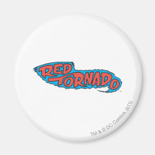 Red Tornado Logo Magneet