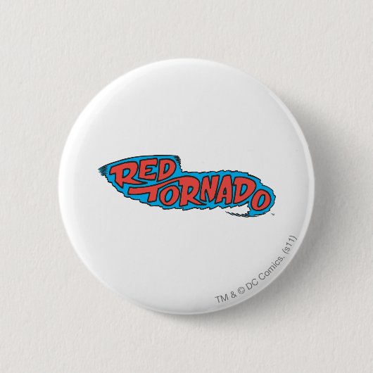 Red Tornado Logo Ronde Button 5,7 Cm (Voorkant)