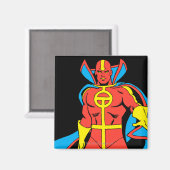 Red Tornado Pose Magneet (Voorkant / Achterkant)
