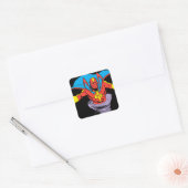Red Tornado Twister Vierkante Sticker (Envelop)