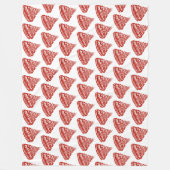 Red Tornadoes Pattern Fleece Deken (Voorkant)