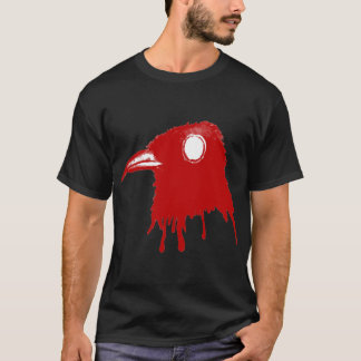 [ Red_Toxic_Crow ] - Zwart T-shirt