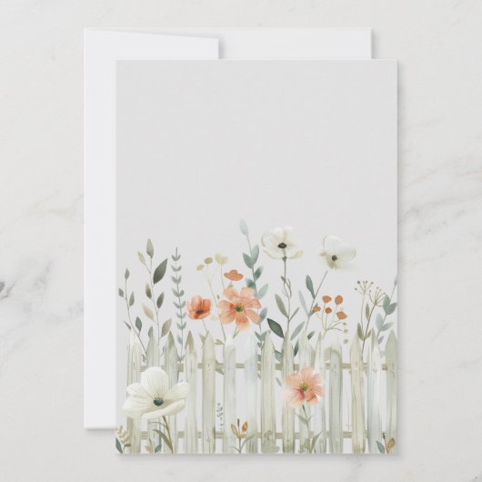 Red Tractor Baby shower Invitation Kaart (Achterkant)