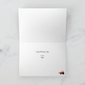 Red Tractor Birthday Kaart (Binnen)