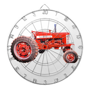 Red Tractor Dart Board Dartbord
