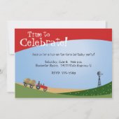 Red Tractor-fotouitnodiging Kaart (Achterkant)