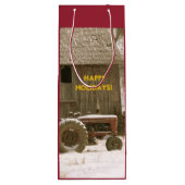 Red Tractor Holiday Wine of Cadeautas (Achterkant)