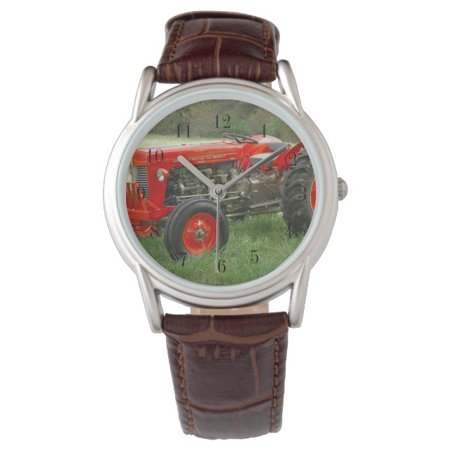 Red Tractor Horloge (Voorkant)