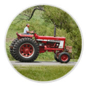 Red Tractor Keramische Knop (Voorkant)