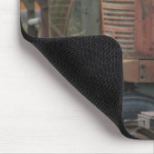 Red Tractor Lineup Mousepad Muismat (Hoek)