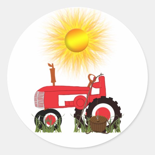 Red Tractor met Geviste Sticker (Voorkant)