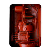 Red Tractor-motor Magneet (Verticaal)