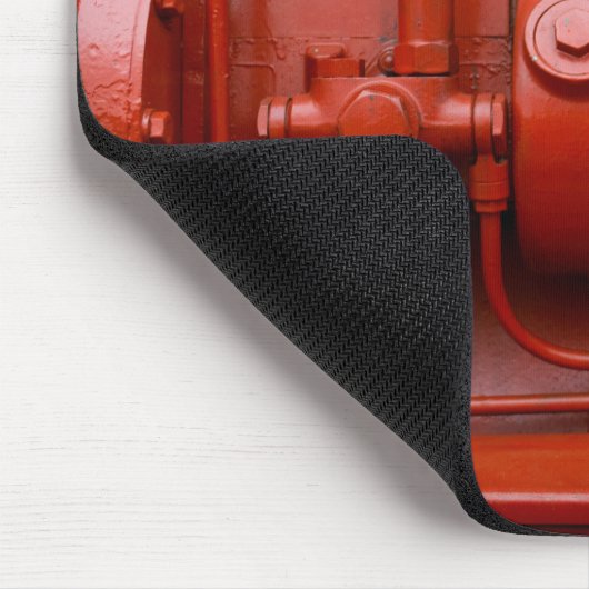 Red Tractor-motor Muismat (Hoek)