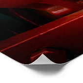 Red Tractor-motor Poster (Hoek)