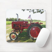Red Tractor Mousepad Muismat (Met muis)