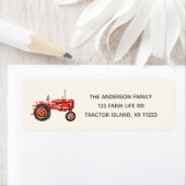 Red Tractor retouradres Label (Insitu)
