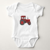 Red Tractor Romper (Voorkant)