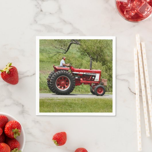 Red Tractor Servet (Insitu)