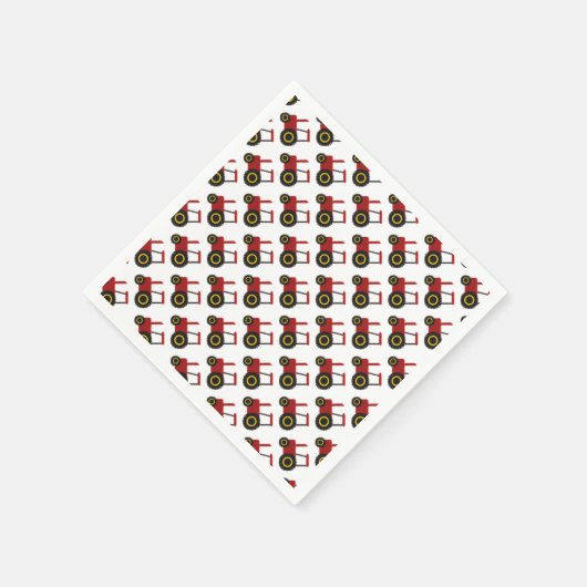 Red Tractor Servetten (Hoek)