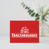 Red Tractor, tractoroloog Briefkaart (Staand voorkant)