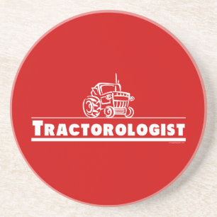 Red Tractor, tractoroloog Zandsteen Onderzetter