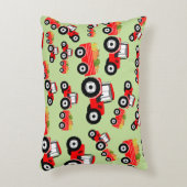 Red Tractor Truck Boerderij Produce Accent Kussen (Voorkant(Verticaal))