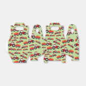 Red Tractor Truck Boerderij Produce Bedankdoosjes (Uitgevouwen)