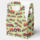 Red Tractor Truck Boerderij Produce Bedankdoosjes (Geopend)