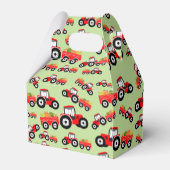 Red Tractor Truck Boerderij Produce Bedankdoosjes (Voorkant Zijde)