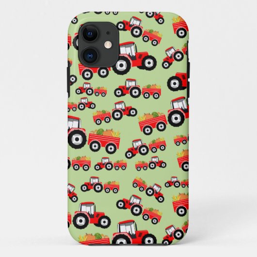 Red Tractor Truck Boerderij Produce Case-Mate iPhone Case (Achterkant)