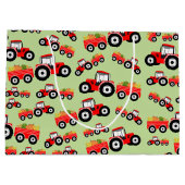 Red Tractor Truck Boerderij Produce Groot Cadeauzakje (Achterkant)