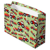 Red Tractor Truck Boerderij Produce Groot Cadeauzakje (Achterkant Gekanteld)