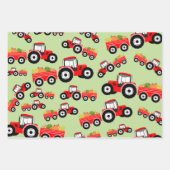 Red Tractor Truck Boerderij Produce Inpakpapier Vel (Voorkant 3)