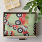 Red Tractor Truck Boerderij Produce Tissuepapier (Geschenk)