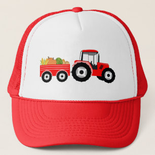 Red Tractor Truck Boerderij Produce Trucker Pet