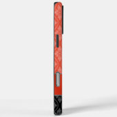 Red Traditional Japanse Tatewaku Pattern Case-Mate iPhone Case (Achterkant / Rechts)