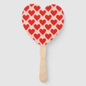 Red, traditional Valentine's day heart Handwaaier (Voorkant)