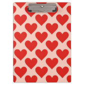 Red, traditional Valentine's day heart Klembord (Voorkant)