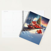 Red Train Christmas Tree Holiday Planner (Display)