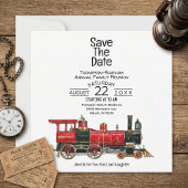 Red Train Familie Reünie Save The Date