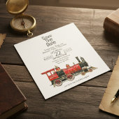 Red Train Familie Reünie Save The Date