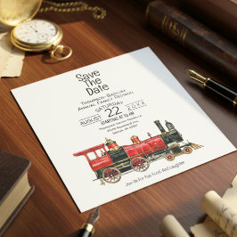 Red Train Familie Reünie Save The Date